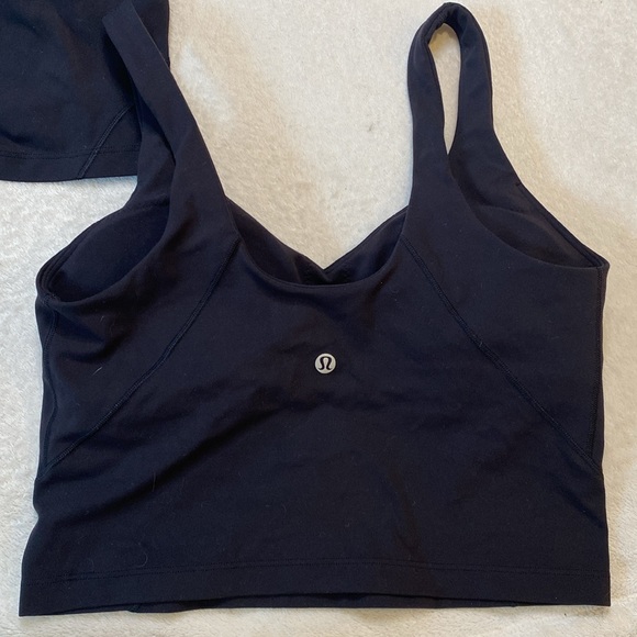 Lululemon Align V-Neck Bra black side 8 EUC - Picture 5 of 14